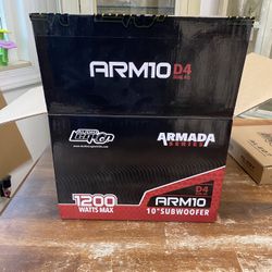ARM10D4 10” Subwoofer 