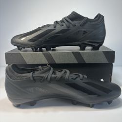 Adidas X Crazyfast.3 FG Soccer Cleats Black Firm Ground/ Men's size 9.5