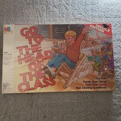 Milton Bradley Go To Head Of The Class School Trivia Board Game Vintage '86 NIB