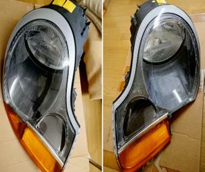 Porsche boxer driver and passenger headlights