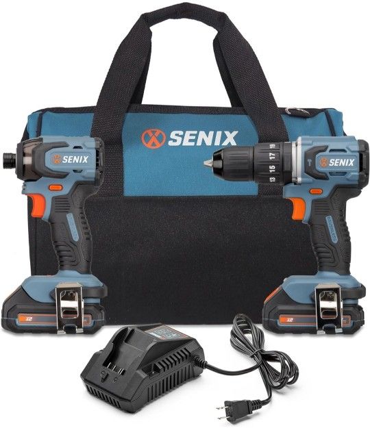SENIX X2 20 Volt Max* 2-Piece Cordless Power Tool Kit