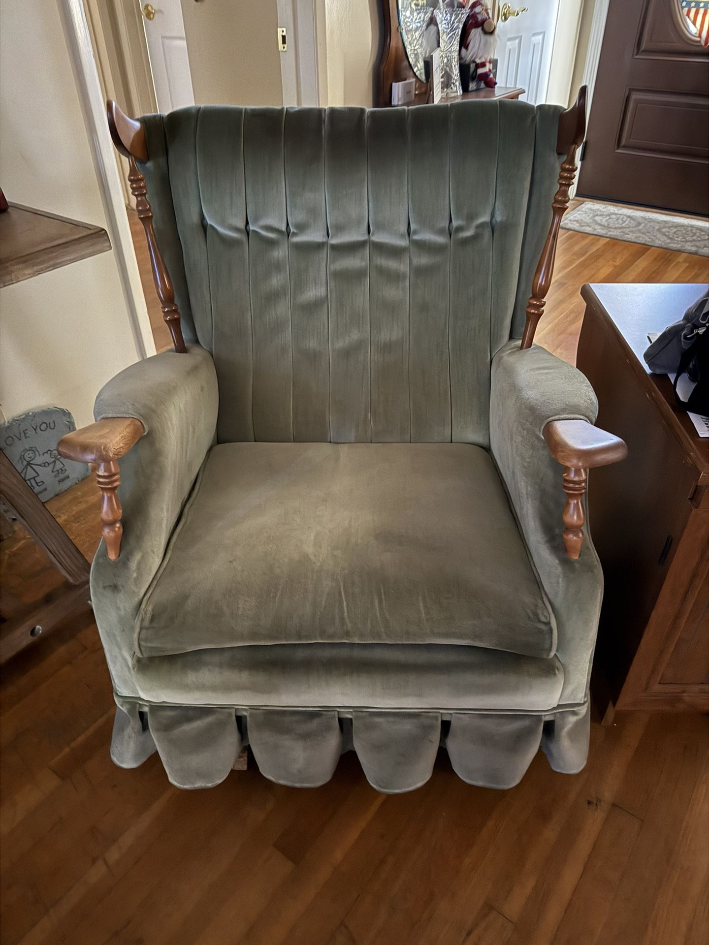 Vintage Green Rocker