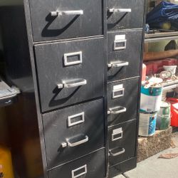 Two File Cabinets 