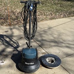 17 Inch Floor Scrubber. Free Grout Wheel !