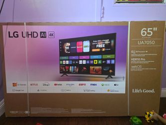 New LG television 65 inches big new sealed in box