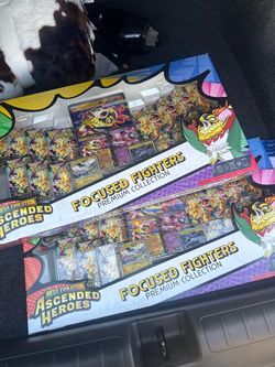 Pokémon Focused Fighters Premium Collection Box x2
