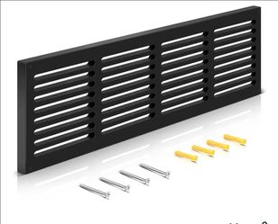 1 Pcs 32 x 8.5" Return Air Vent Cover for 30 x 6 Duct Opening
Black Mdf Grille with Modern Farmhouse Design and High Airflow for HVAC Cold Air Return,