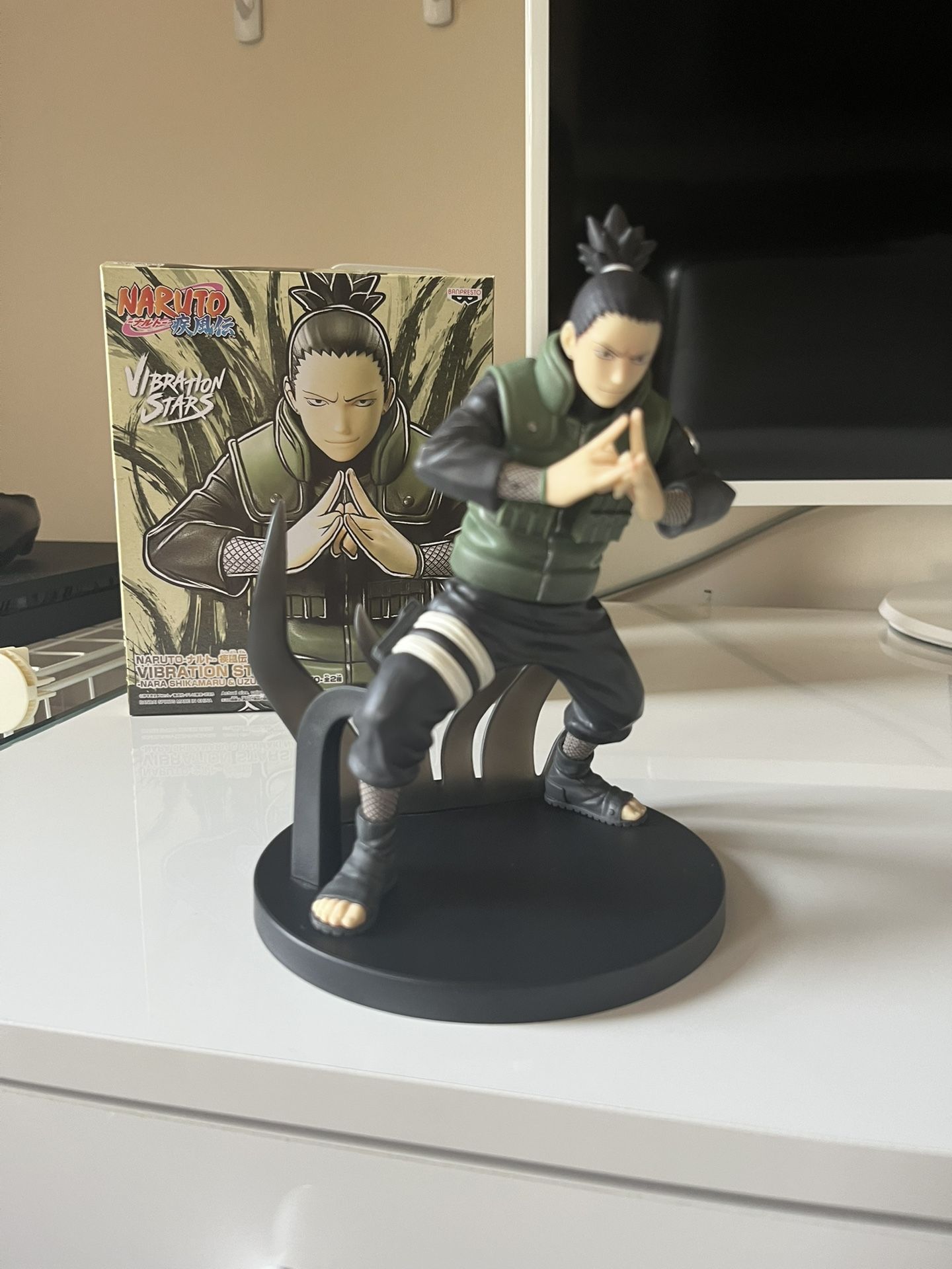 BANPRESTO NARUTO VIBRATION STARS NARA SHIKAMARU PVC Figure Figurine