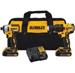 Dewalt 20v Max Brushless Drill and Impact combo kit