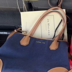 Navy Blue And Tan. Michael Kors Bag. 50$
