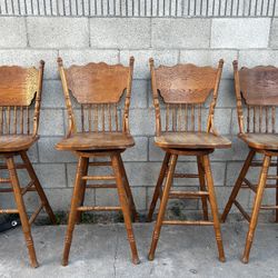Swivel Bar Chairs Set Of 4