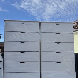 Modern Minimalist White 5-Drawer Chest | Scandi Style Dresser