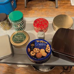 All Empty Decorative Tins (Read Description Below)