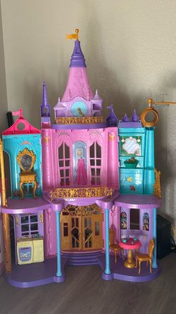 Pink & Purple Princess Castle Dollhouse 👑🏰