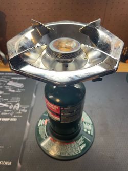 Coleman 1-Burner Bottle Top Propane Camping Stove.