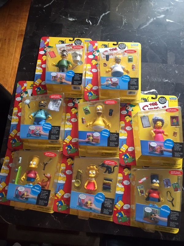 Simpsons Action figure lot