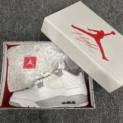 Nike Air Jordan 4 Retro White Oreo – Brand New – Size 9.5" FREE SHIPPING 