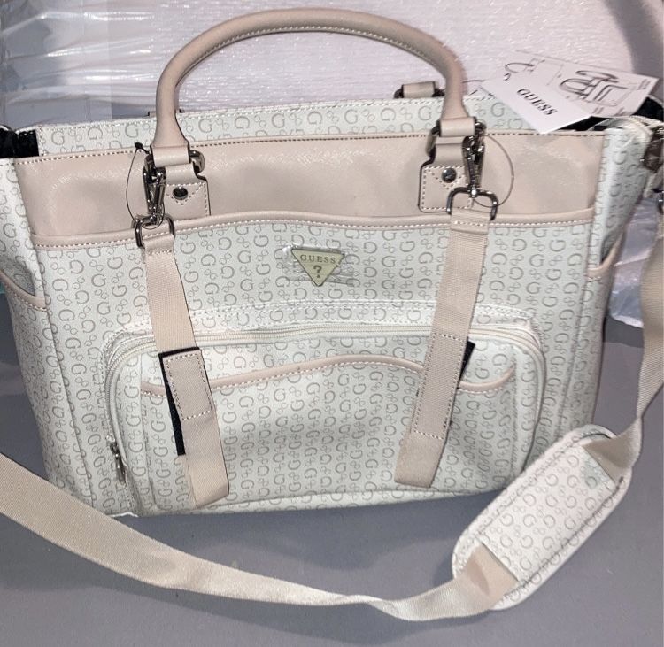 Guess Pink Diaper Bag