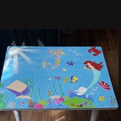 Little girls mermaid desk