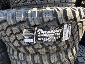 KANATI OVERLAND RTX 37x12.50R17LT TIRES FOR SALE!!!!!!!