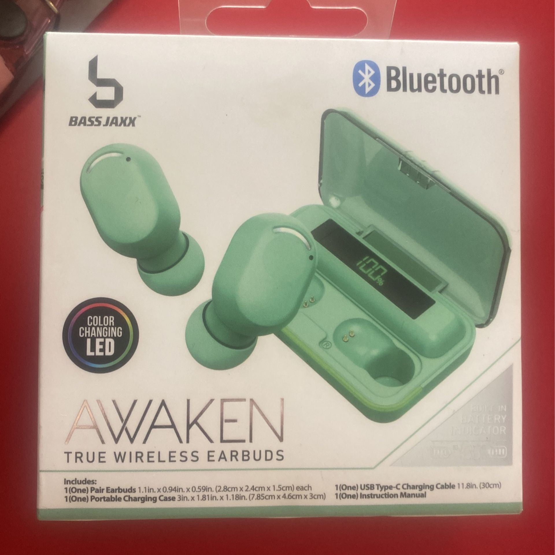 Green Awaken True Wireless Earbuds 