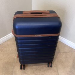 Carryon suitcase Blue & brown 