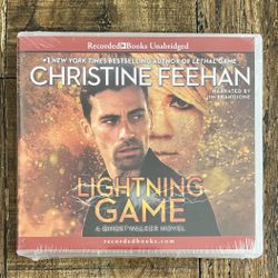 LIGHTNING GAME: A Ghostwalker Novel by Christine Feehan (Recorded Books Unabridged CD) Complete Audio Book on 11 Compact Discs, 13+ Hours of Listening
