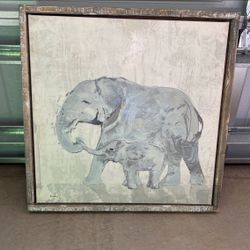 Elephant Painting Wall Art