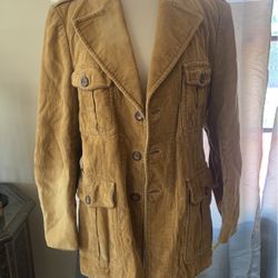 Vintage Corduroy Men’s Coat, Circa 1970s-Spain