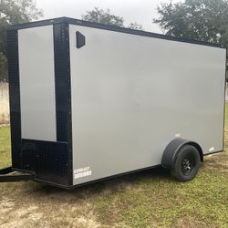 Brand New Cargo Trailer 6 X 12 Three-Year Factory Warranty With Title Orlando, Florida