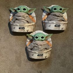 Mattel Star Wars Mandalorian Baby Yoda The Child Doll Toy Set Of 3