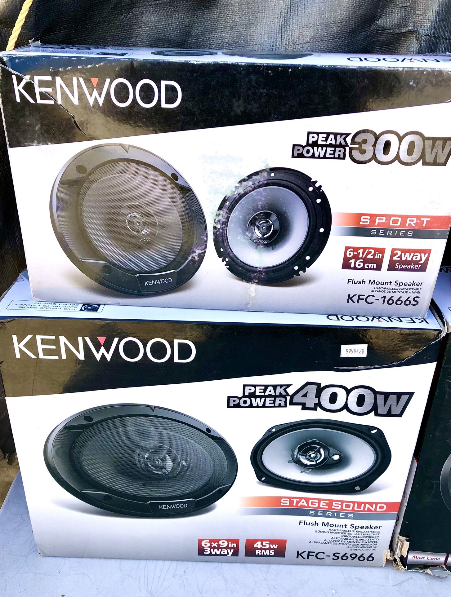 Kenwood Car Audio Speakers New 