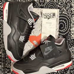 Air Jordan 4 Bred Reimagined 