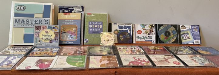 Multiple CD’s For Scrapbooking, Clip Art, Card Making, Candy Wrapping