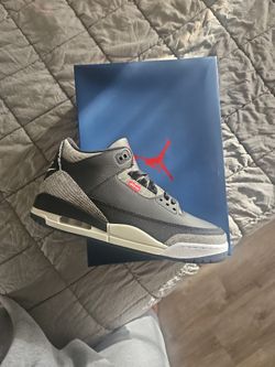 Jordan 3 Black Levis Size 10