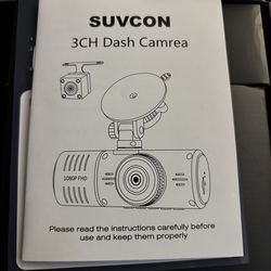 Suvcon Three Channel Car Dash Camera
