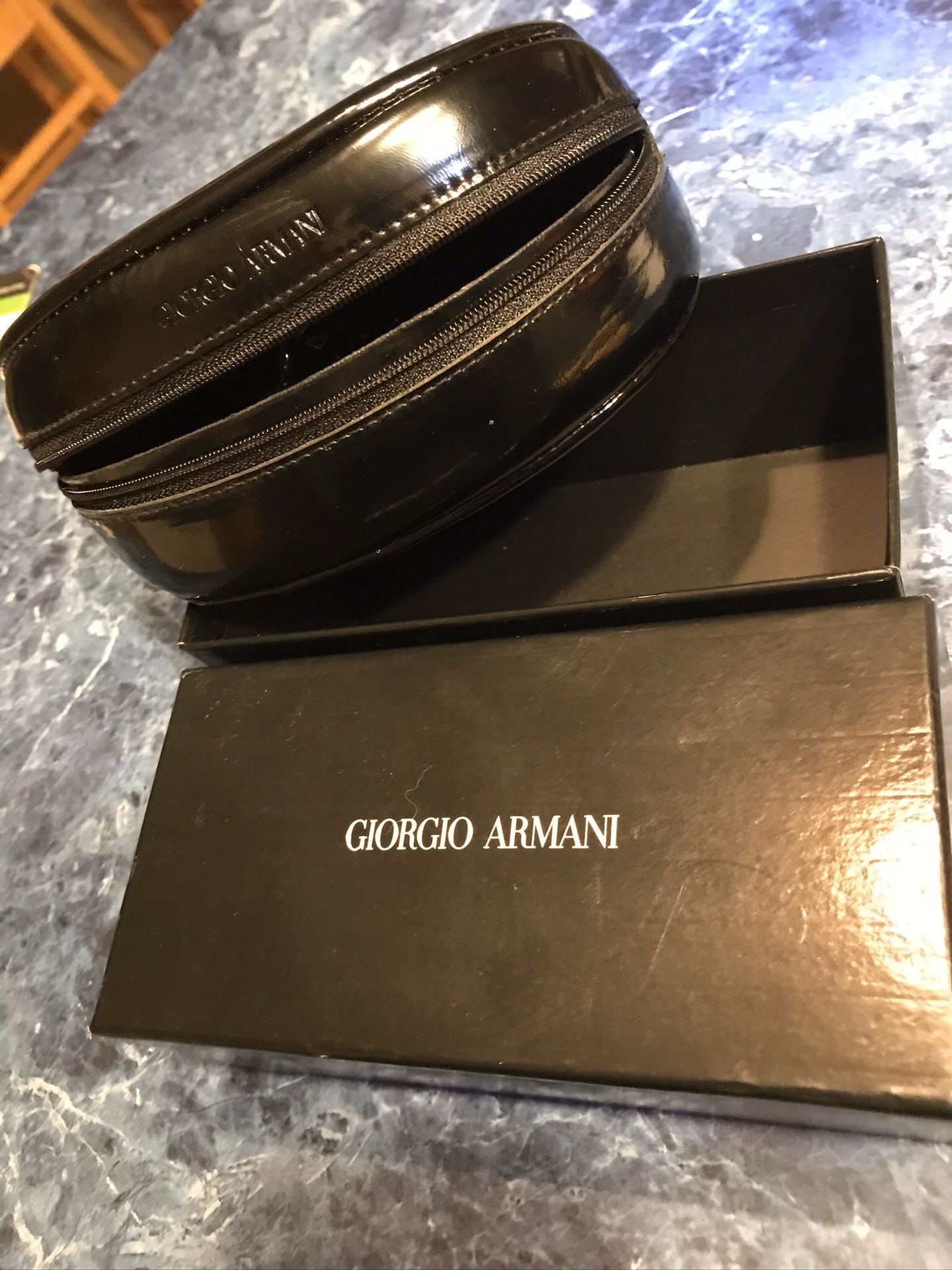 giorgio armani sunglasses case soft with box