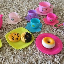 Play Food Tea Set. Pretend Food.
