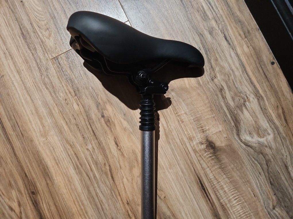 Foldable Saddle Tube w/Shock Absorption With Seat