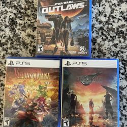 Star Wars Outlaws Vision Of Mana Final Fantasy 7 Rebirth Playstation 5 PS5