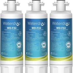 Waterdrop ADQ1 Replacement for LG® LT700P® Refrigerator Water Filter, Kenmore® 9690, 469690, ADQ2, LFXS30766S, LFXS24623S, FML-3, RFC120