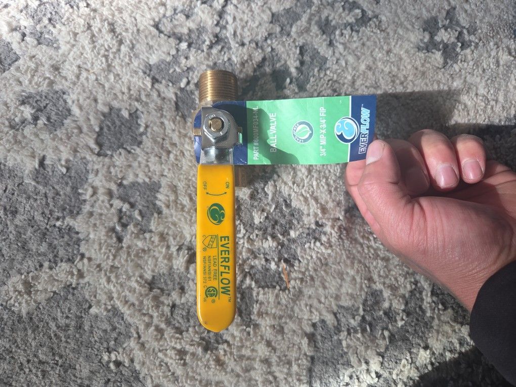 ball valve 3/4 mip × 3/4 fip ever flow