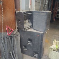 Amplified Speakers And Bass 