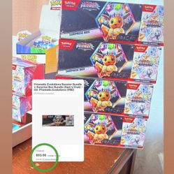 Prismatic Evolution Pokèmon Suprise / Bundle 2pack $80 Per 