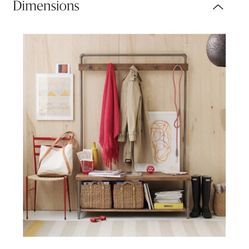 West Elm Pipeline Hall Tree