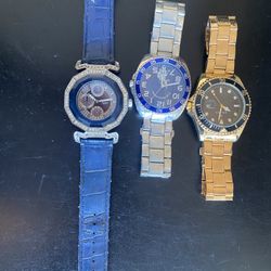 ICE KING, U.S. Polo Assn., and Holzer Watches. 