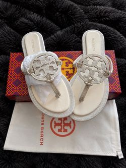 New Tory Burch Sandals Size 8.5 Women White
