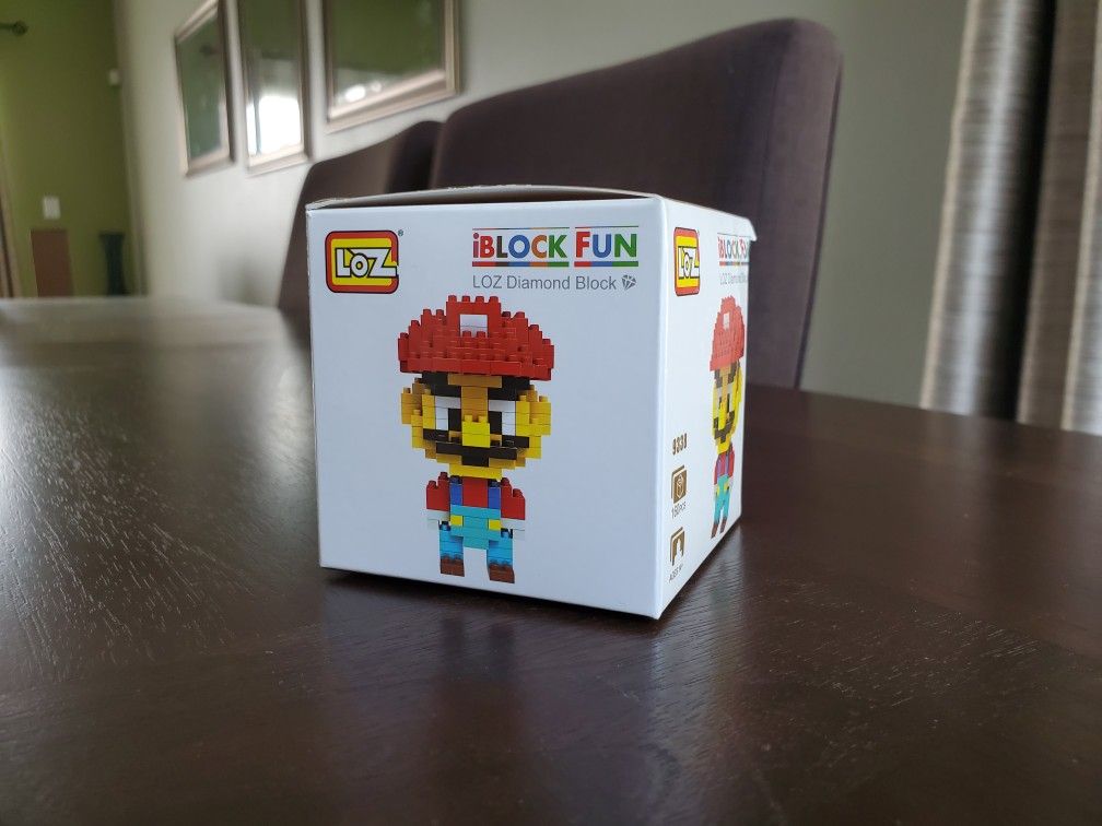 Super Mario Block Figure, Similar To Lego, Ninteno, New