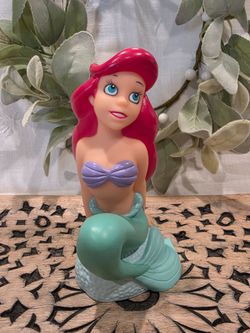 VINTAGE DISNEY ARIEL COIN BANK