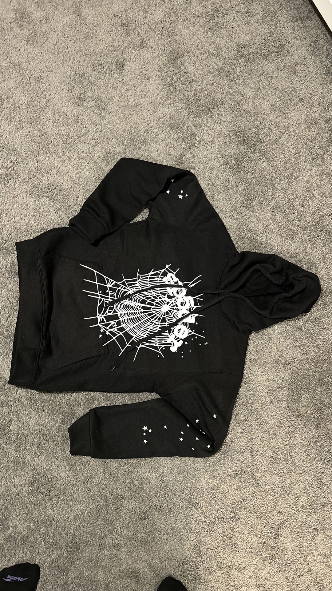 Black And White Spider Hoodie